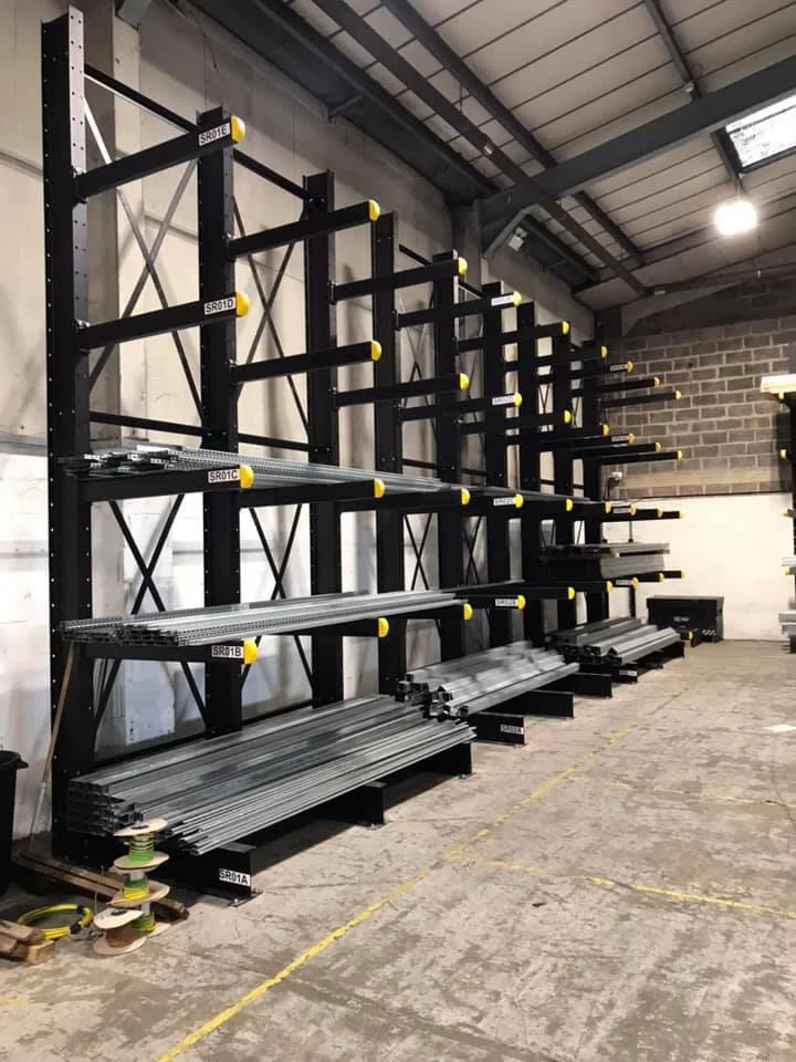 Black Cantilever Racking