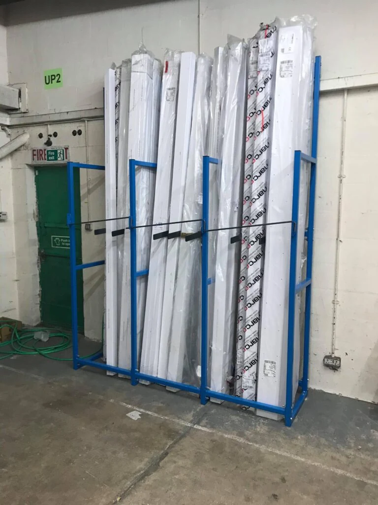 Vertical storage racking